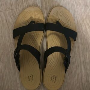 Croc sandals